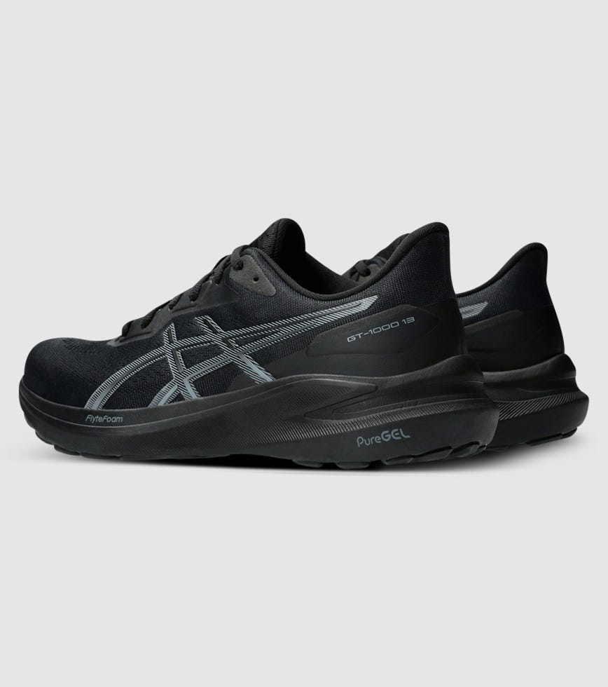 ASICS GT-1000 13 (4E X-WIDE) MENS BLACK STEEL GREY | The  display picture 1