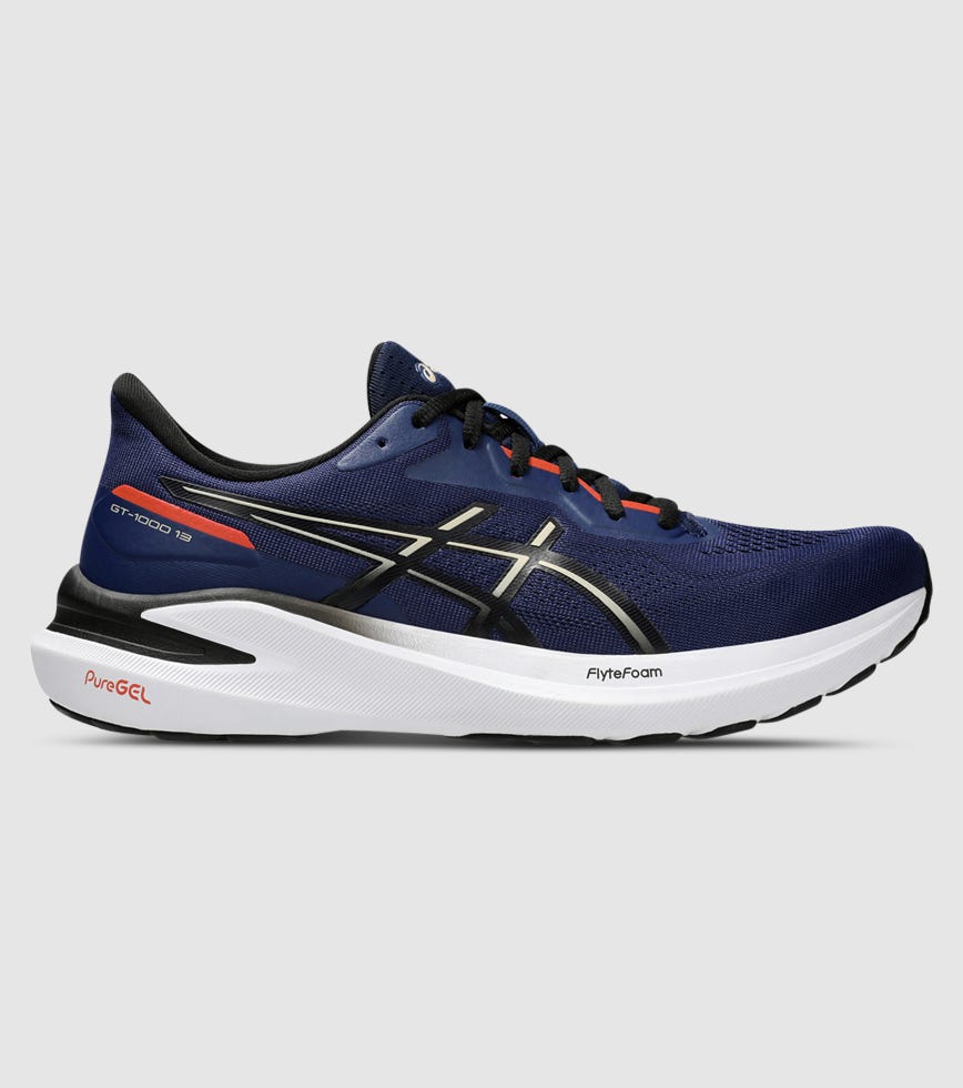 Asics GT-1000 13 Mens Running Shoes, Size 8.5 M, Blue Expanse/Feather Grey ASICS GT 1000 13 - Road running shoes - blue expanse/feather  main image 2