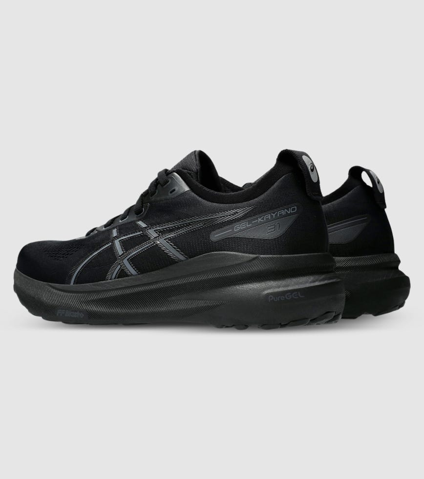 ASICS GEL-KAYANO 31 (2E WIDE) MENS BLACK BLACK BLACK BLACK