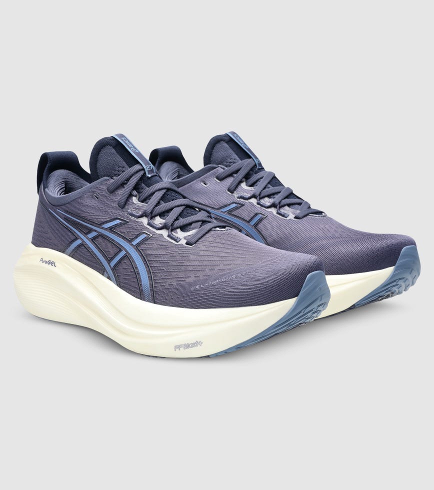 ASICS GEL-NIMBUS 27 MENS INDIGO FOG DENIM BLUE | The
