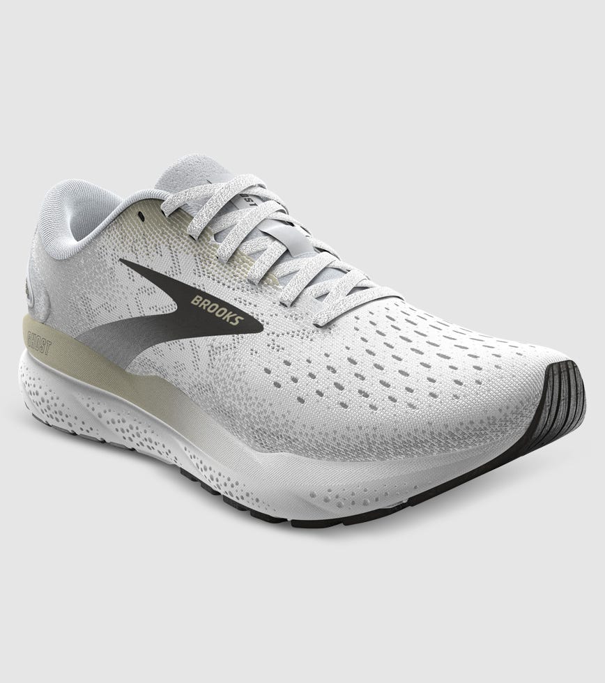 brooks ghost 13 white pink black