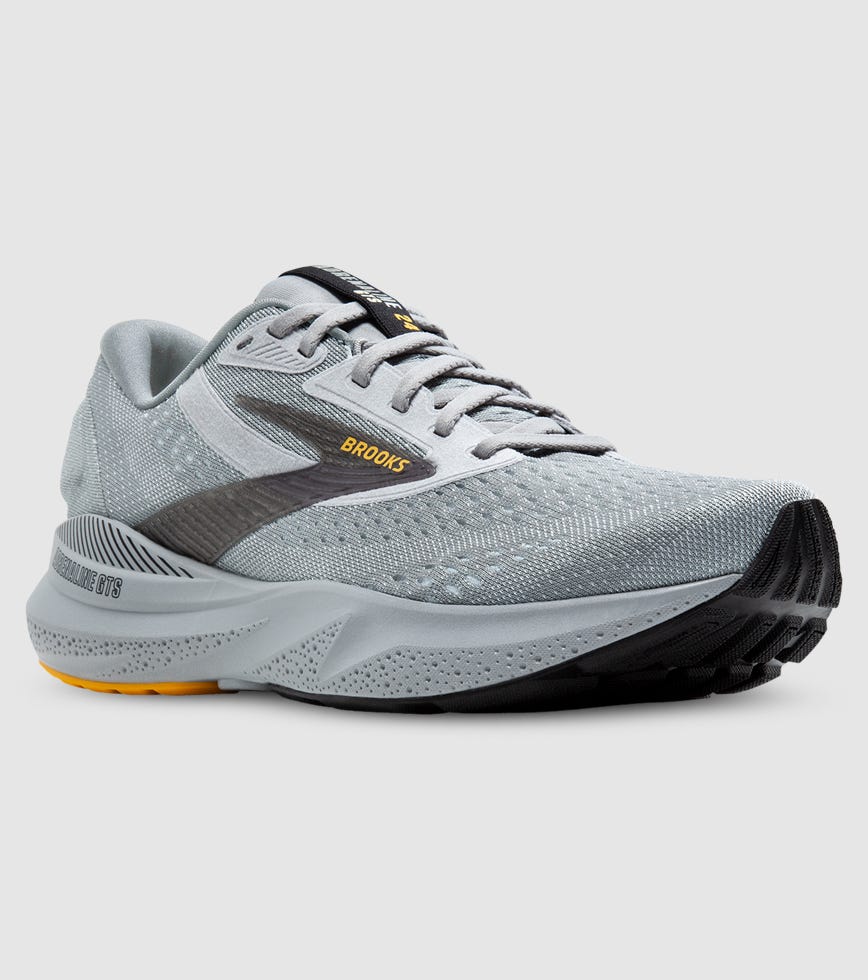 BROOKS ADRENALINE GTS 24 MENS ALLOY WHITE GOLD FUSION The