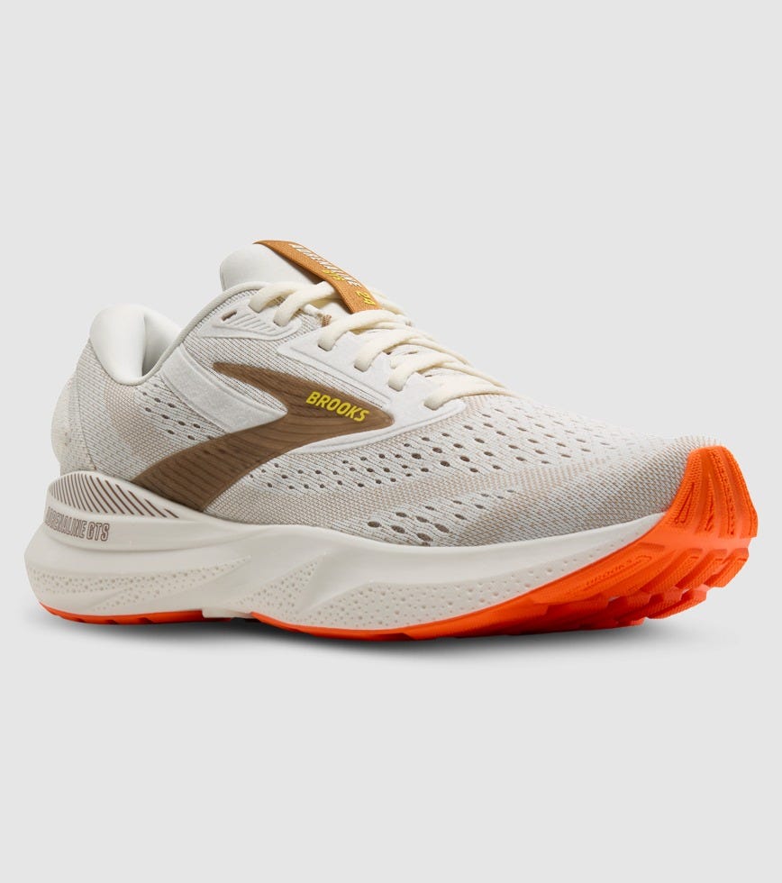 BROOKS ADRENALINE GTS 24 MENS COCONUT PORTABELLA ORG The