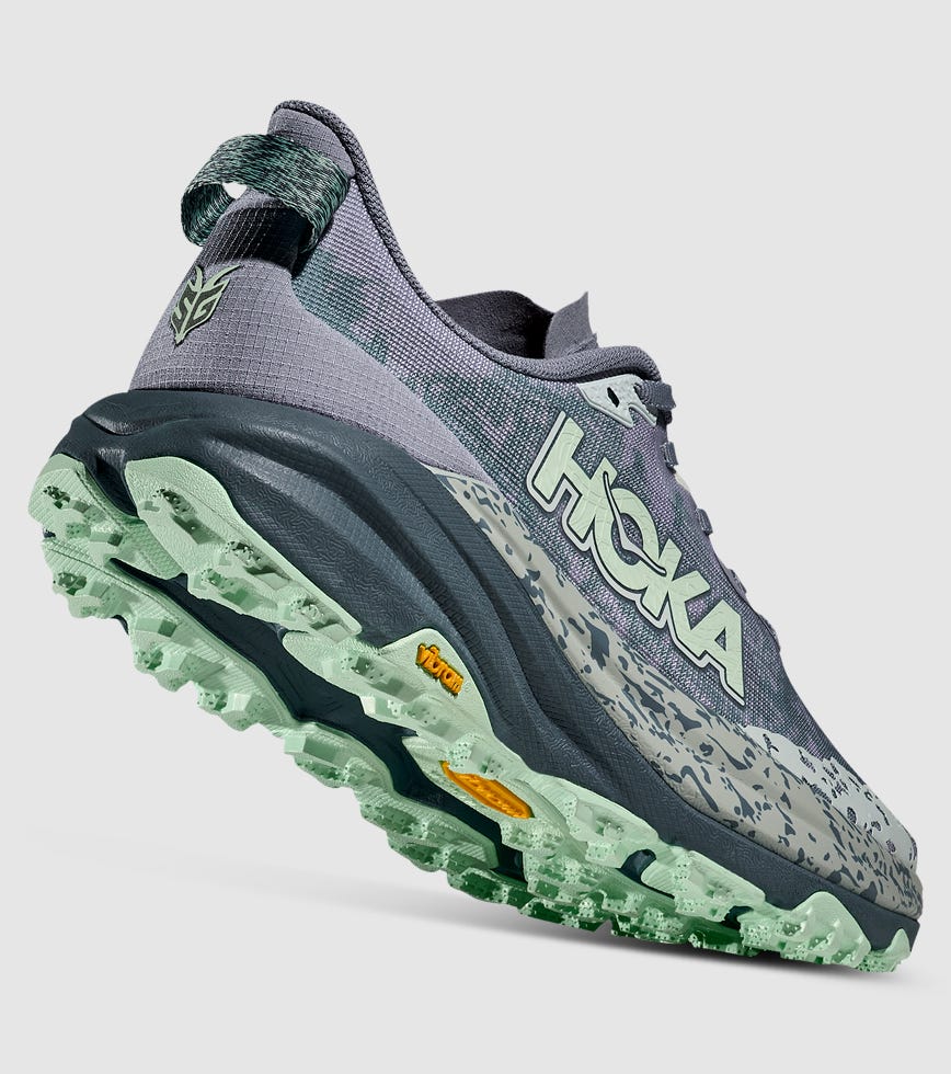 【チョモ】 HOKA SPEEDGOAT 6 (D WIDE) WOMENS MOONLIGHT THUNDER CLOUD