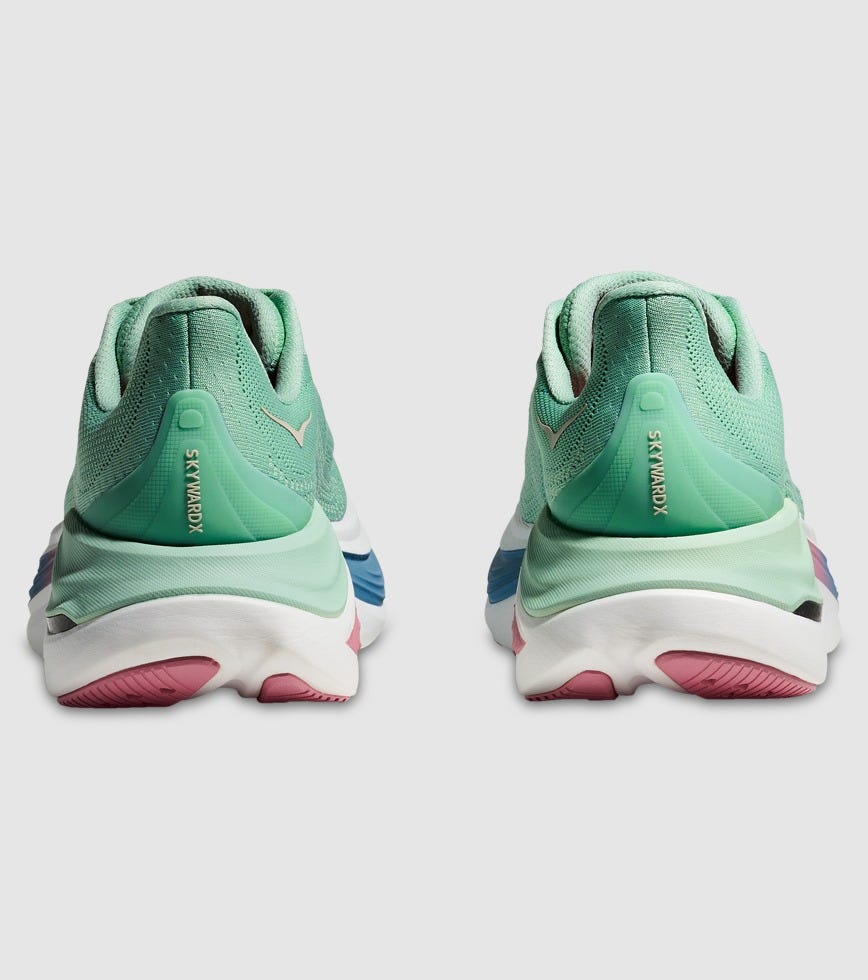 HOKA SKYWARD X WOMENS JADEITE DRIED ROSE | The Athlete's Foot