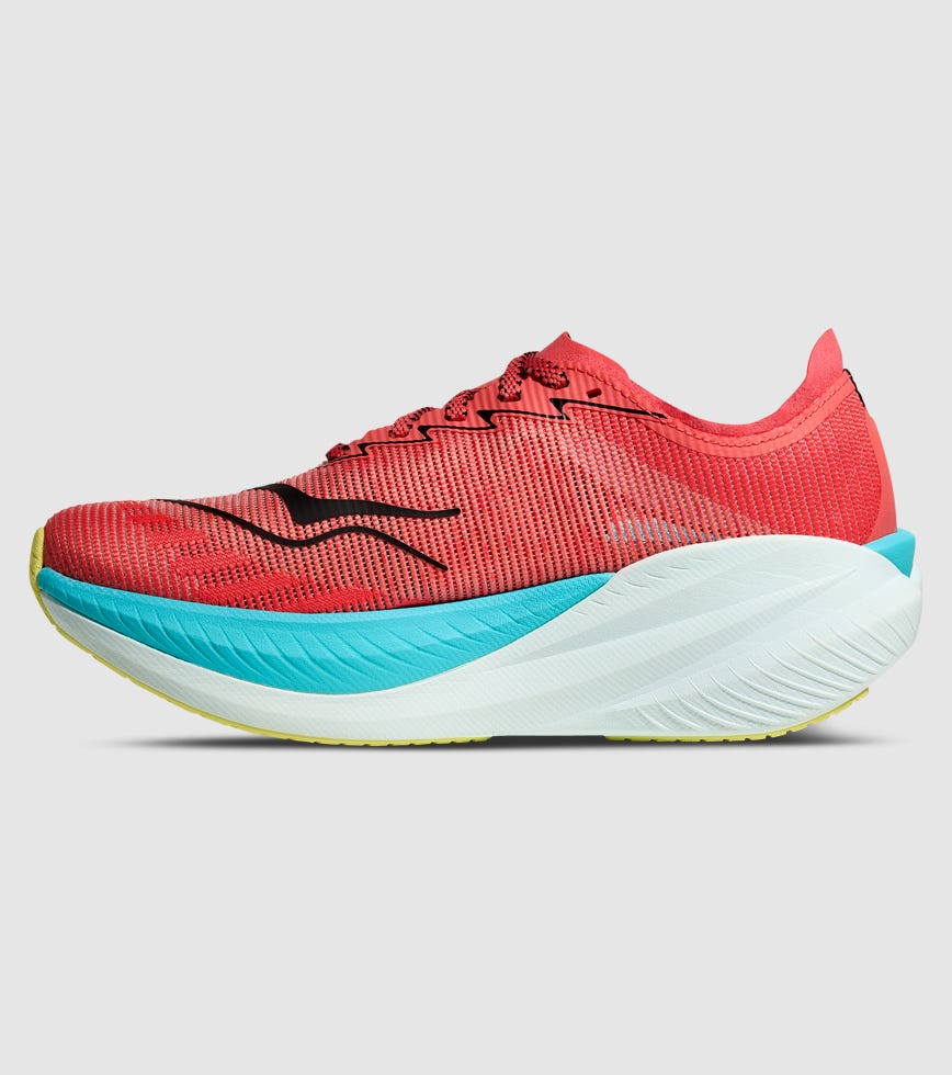 Hoka Mach X 2  Running Shoes Grapefruit Electric Coral 1155119 GFRT Mens 13D Men main image 2
