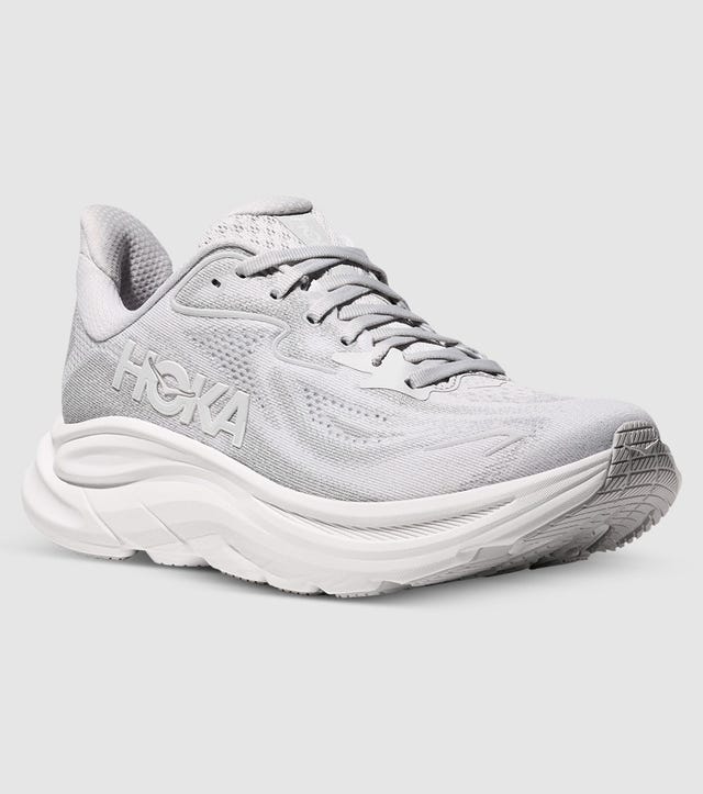HOKA CLIFTON 10 WOMENS COSMIC GREY STARDUST | The Athlete's Foot