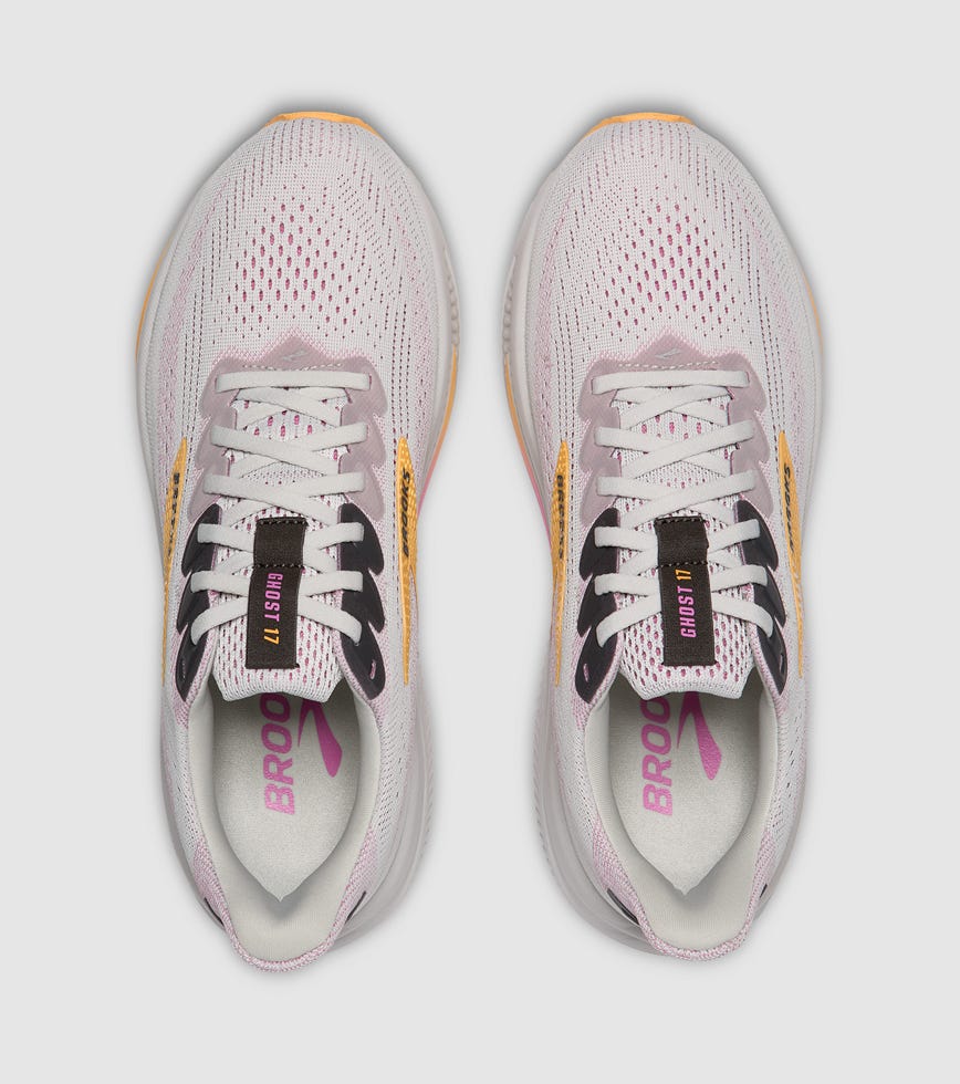 Deportivas Blancas Mujer Brooks Ghost 17 Neutral - Tenis De Correr