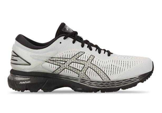 Ficticio compañero estación de televisión ASICS GEL-KAYANO 25 (4E) MENS GLACIER GREY BLACK | Grey Mens Supportive  Running Shoes