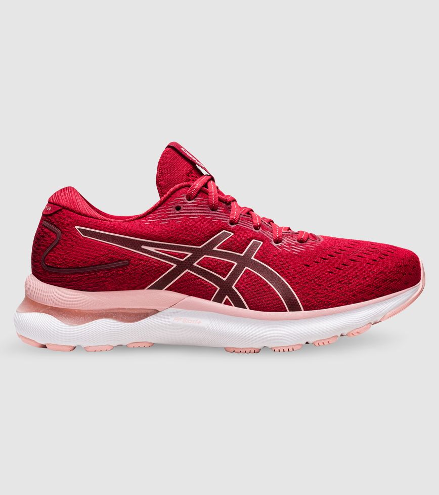 ASICS GEL-NIMBUS 24 WOMENS CRANBERRY FROSTED ROSE | The Athlete's Foot ASICS GEL-NIMBUS 24 WOMENS CRANBERRY FROSTED ROSE | The Athlete's Foot