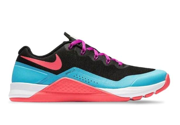 NIKE METCON REPPER DSX WOMENS BLACK RACER PINK CHLORINE BLUE | Womens Training Shoes