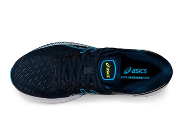 ASICS GEL KAYANO 27 MENS FRENCH BLUE DIGITAL AQUA The Athlete s Foot