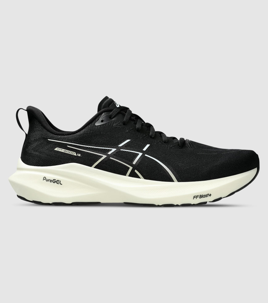 ASICS GT 2000 13 4E X WIDE MENS BLACK WHITE The Athlete s Foot