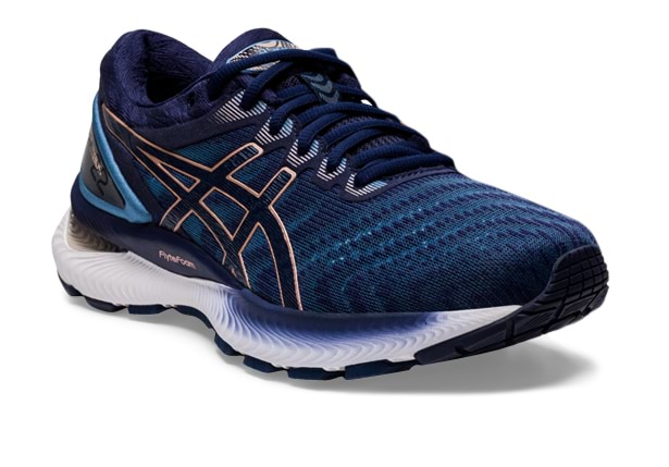 ASICS GEL NIMBUS 22 WOMEN WOMENS GREY FLOSS PEACOAT