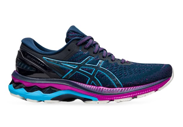 ASICS GEL KAYANO 27 WOMENS FRENCH BLUE DIGITAL AQUA