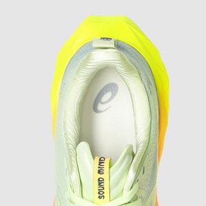 ASICS NOVABLAST 4 CELEBRATION OF SPORT WOMENS COOL MATCHA SAFETY YELLOW The Athlete s Foot