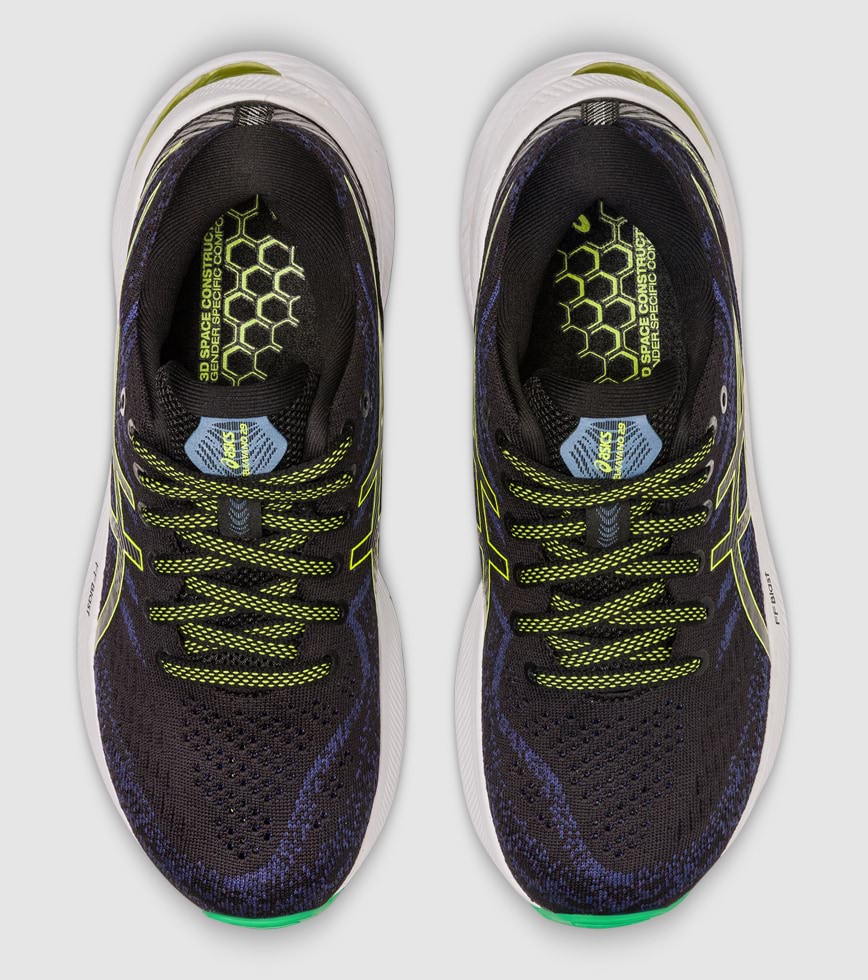 ASICS GEL KAYANO 29 GS KIDS BLACK LIME ZEST The Athlete s Foot