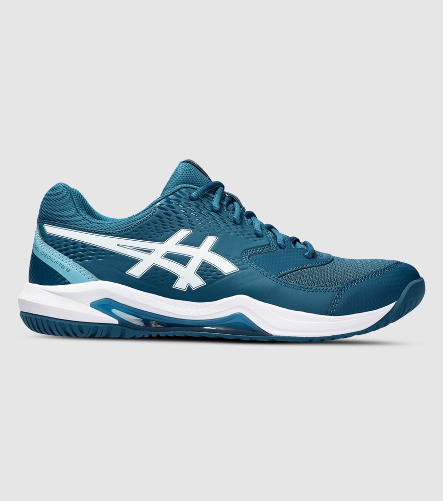 ASICS GEL DEDICATE 8 HARDCOURT MENS RESTFUL TEAL WHITE The Athlete s Foot