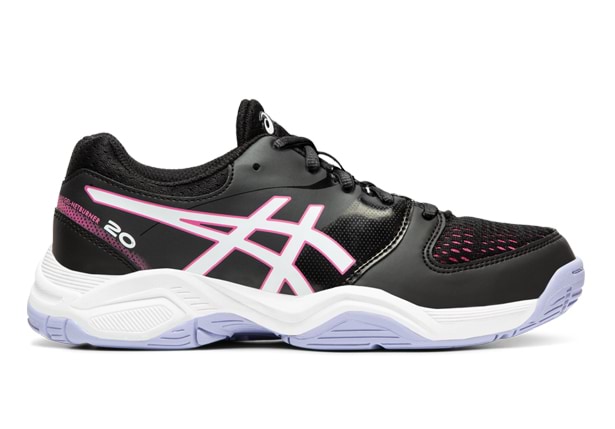 ASICS GEL NETBURNER 20 GS KIDS BLACK WHITE