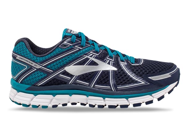 BROOKS DEFYANCE 10 MENS TAHITIAN NAVY WHITE Blue Mens Neutral Running Shoes
