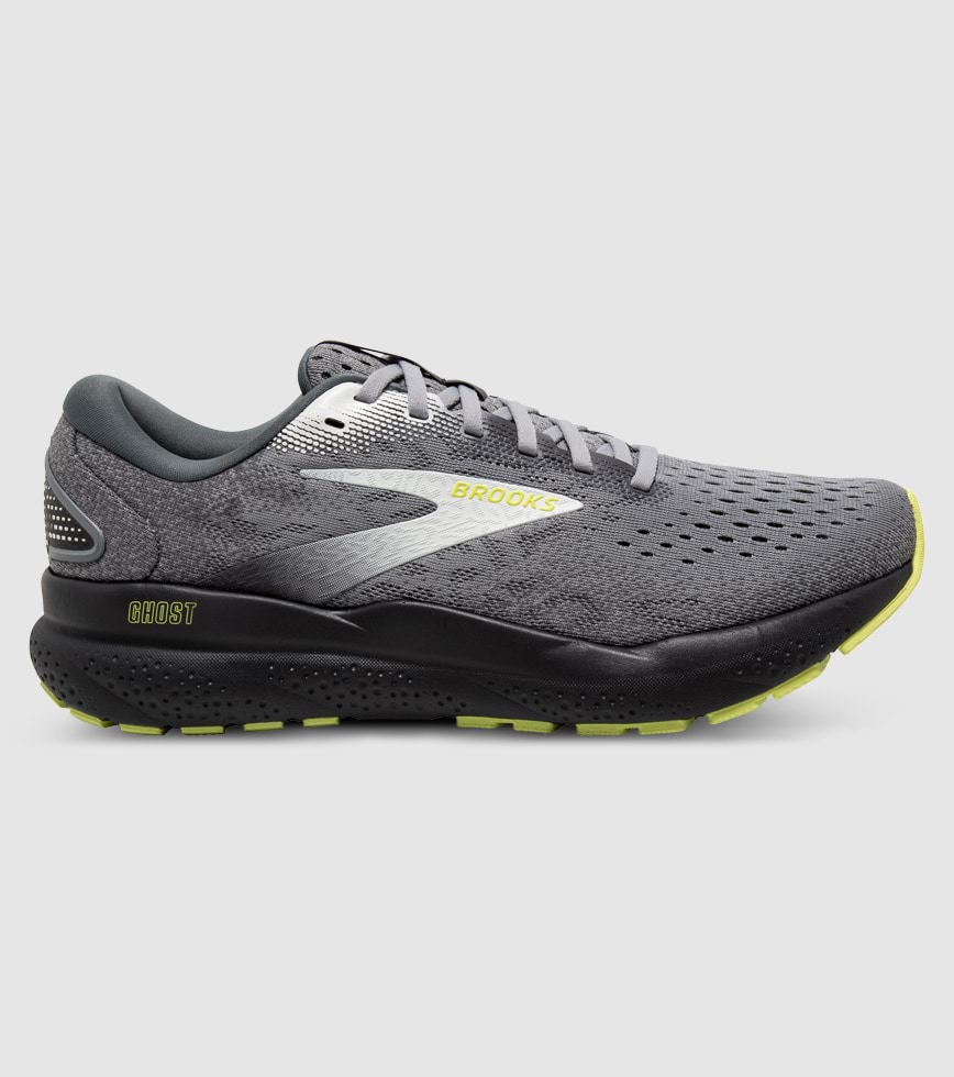 BROOKS GHOST 16 2E WIDE MENS PRIMER GREY LIME The Athlete s Foot