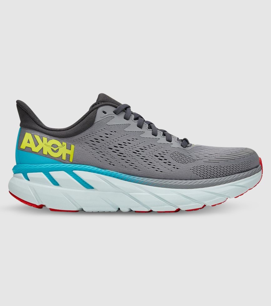 HOKA CLIFTON 7 MENS WILD DOVE DARK SHADOW The Athlete s Foot