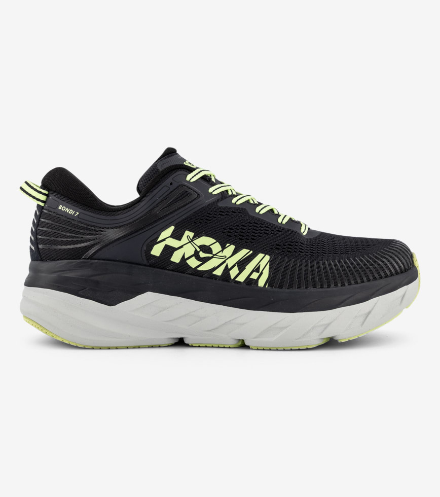 HOKA BONDI 7 2E MENS BLUE GRAPHITE BUTTERFLY The Athlete s Foot