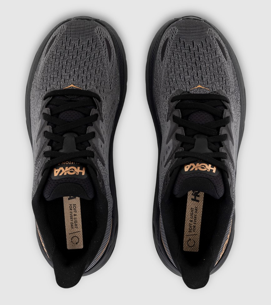 HOKA CLIFTON 8 WOMENS ANTHRACITE COPPER The Athlete s Foot