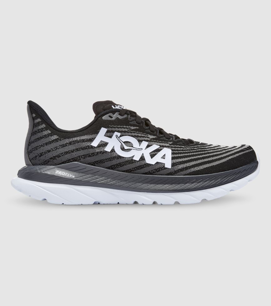 HOKA MACH 5 MENS BLACK CASTLEROCK The Athlete s Foot