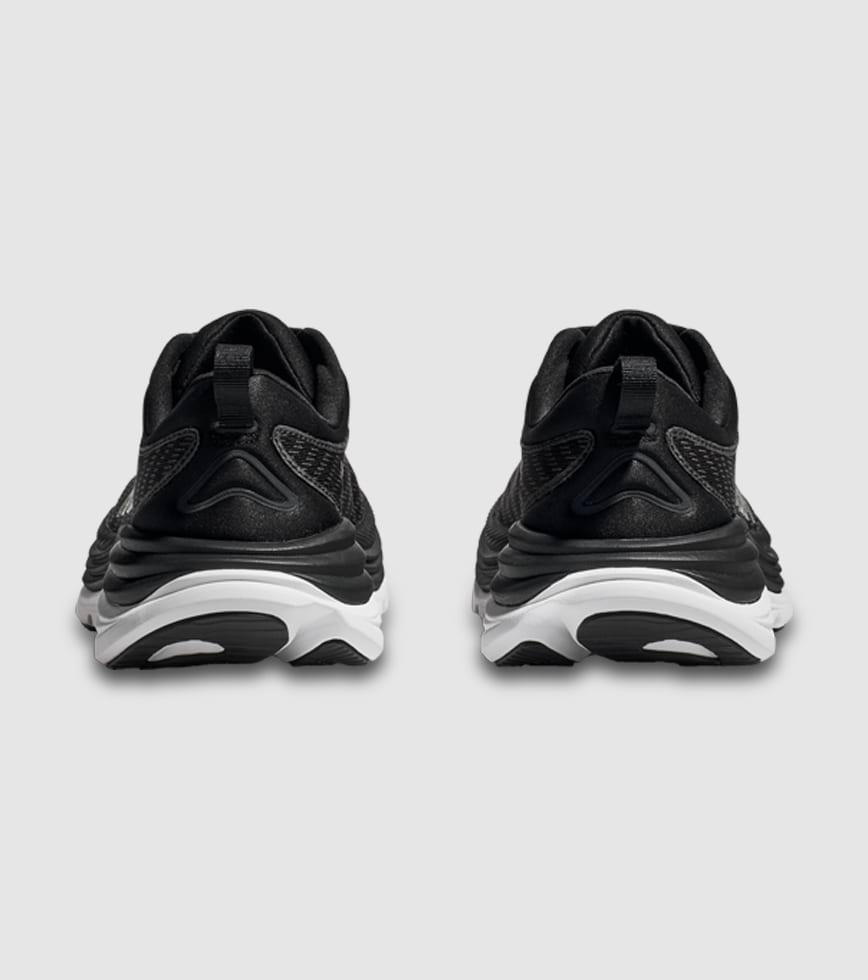 HOKA GAVIOTA 5 D WIDE WOMENS BLACK WHITE The Athlete s Foot