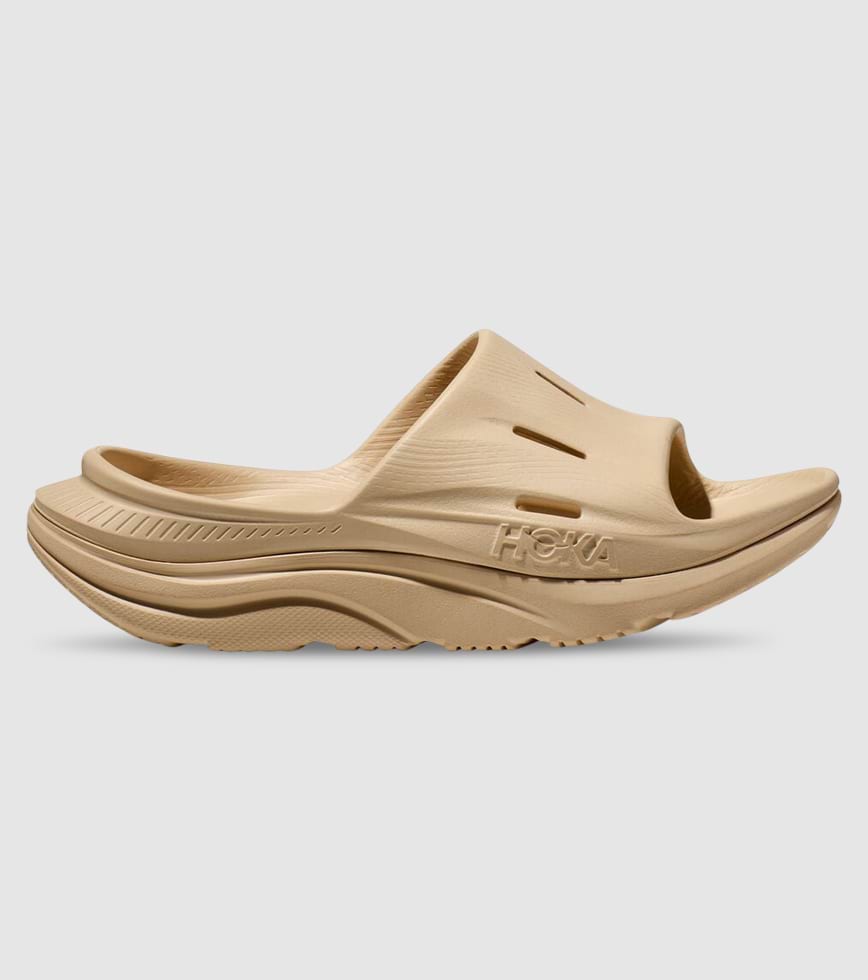 HOKA ORA SLIDE MENS SHIFTING SAND SHIFTING SAND The Athlete s Foot