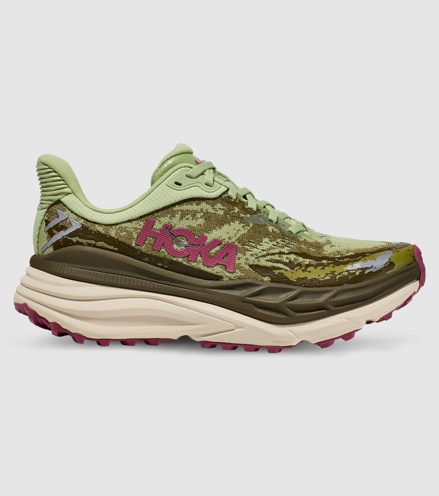 HOKA STINSON 7 WOMENS SEED GREEN BEET ROOT The Athlete s Foot