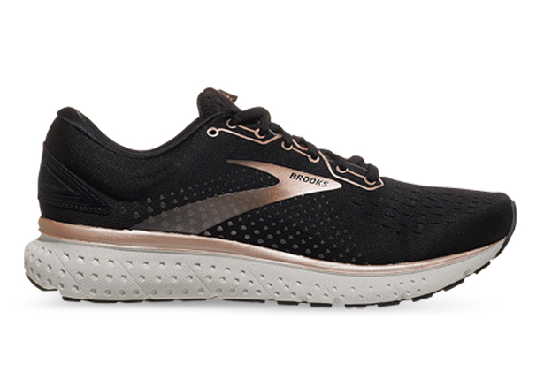 BROOKS GLYCERIN 18 WOMENS ROSE METALLIC BLACK The Athlete s Foot