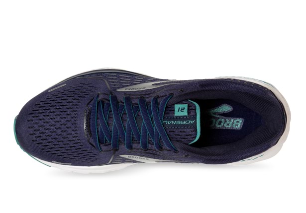 BROOKS ADRENALINE GTS 21 D WOMENS PEACOAT TEAL SILVER The Athlete s Foot