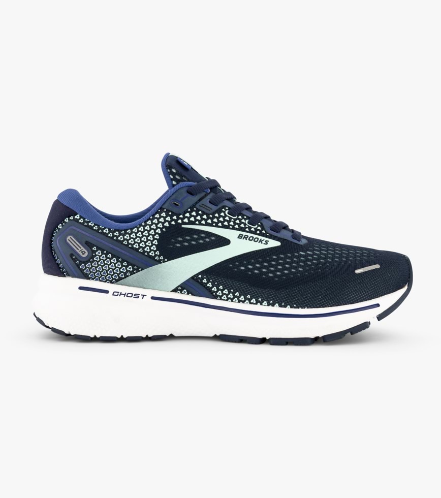 BROOKS GHOST 14 WOMENS PEACOAT YUCCA NAVY The Athlete s Foot