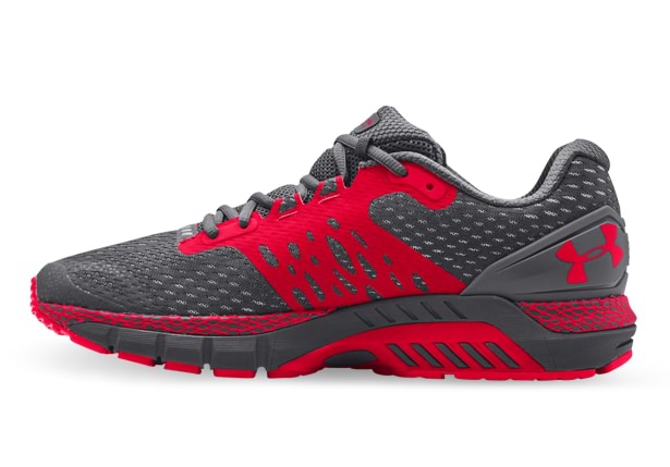 UNDER ARMOUR HOVR GUARDIAN 2 MENS PITCH GRAY RED