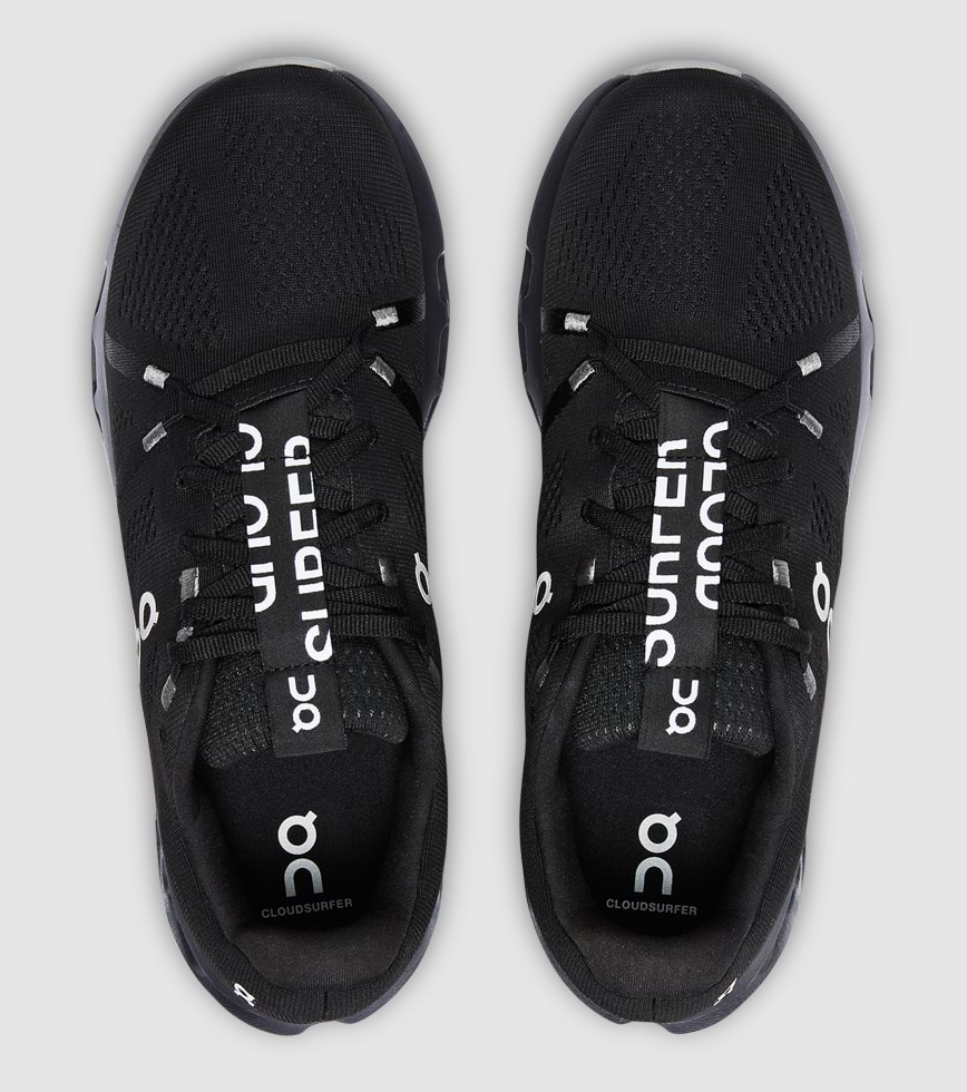 ON CLOUDSURFER MENS ALL BLACK The Athlete s Foot
