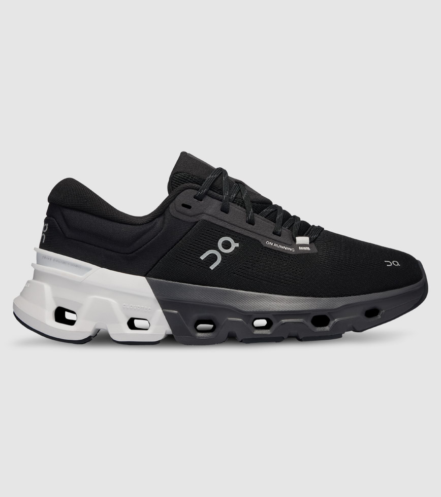 ON CLOUDFLYER 5 WOMENS BLACK WHITE The Athlete s Foot