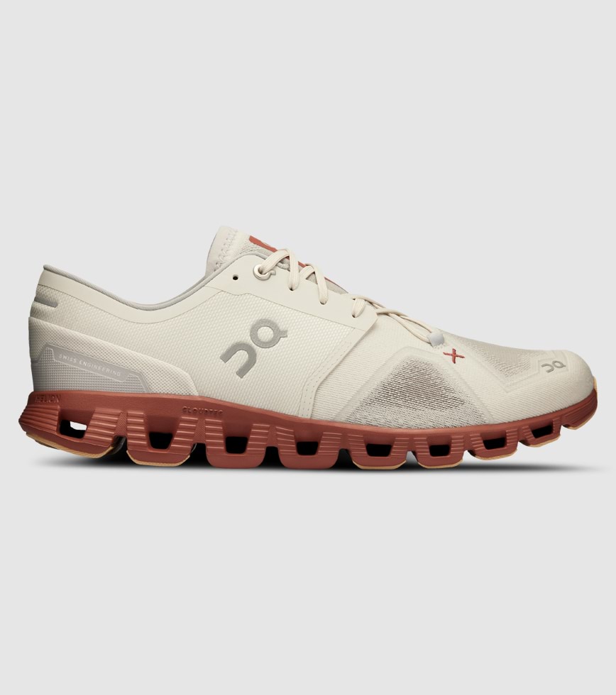 ON RUNNING CLOUD X 3 MENS ICE AUBURN The Athlete s Foot