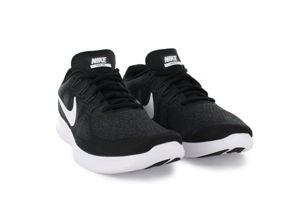 NIKE FREE RN 2 WOMENS BLACK WHITE Black Womens Lifestyle Gym Running Shoes