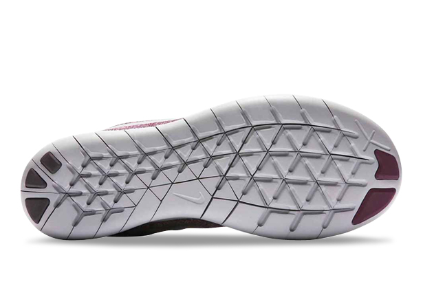 NIKE FREE RN 2017 WOMENS BORDEAUX METALIC PEWTER PORT WINE SOLAR RED Red Womens Neutral Running Shoes