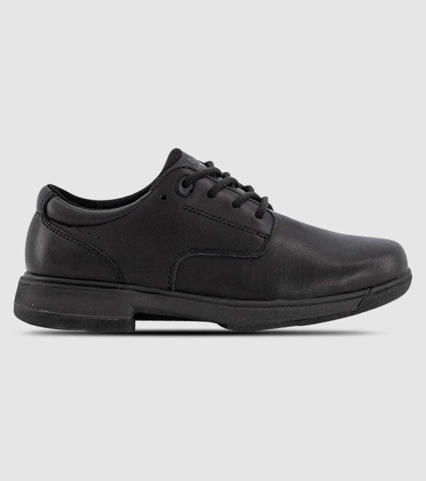 ALPHA DUX 2E WIDE JUNIOR SCHOOL SHOES BLACK The Athlete s Foot