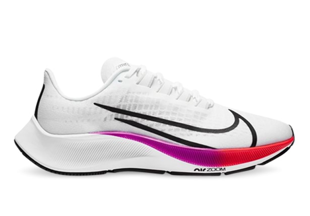 NIKE AIR ZOOM PEGASUS 37 WOMENS WHITE FLASH CRIMSON HYPER VIOLET The Athlete s Foot NZ