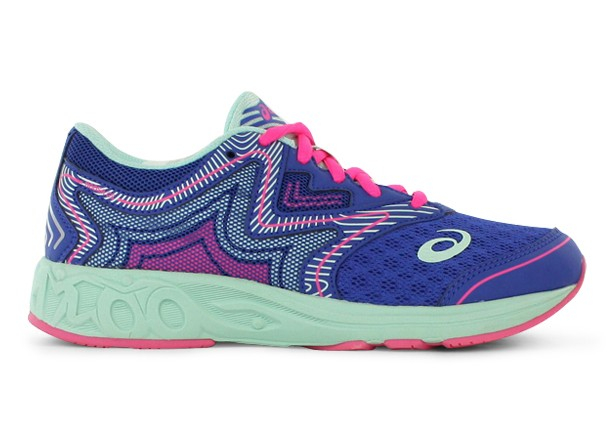 ASICS GEL NOOSA GS KIDS BLUE PURPLE GLACIER SEA Blue Grade School Senior Girls Running Shoes