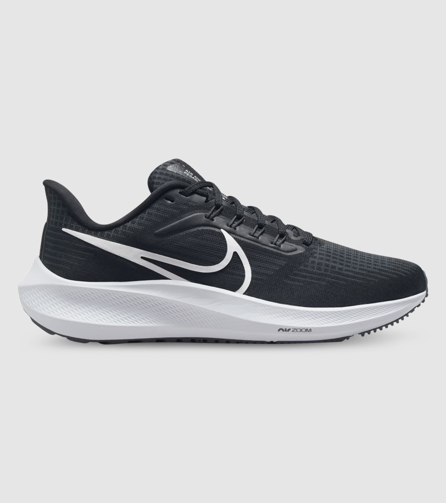 NIKE AIR ZOOM PEGASUS 39 WOMENS BLACK WHITE DARK SMOKE GREY The Athlete s Foot