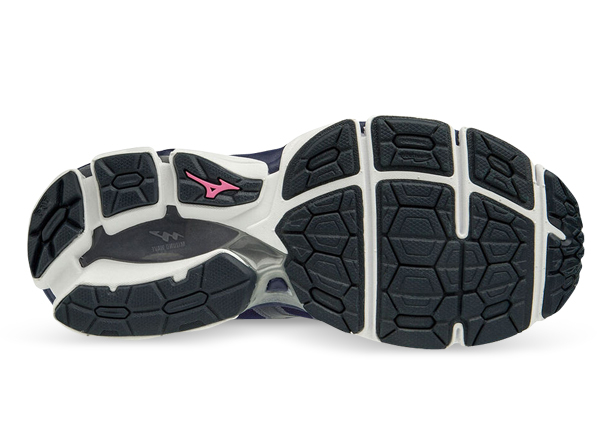 MIZUNO WAVE HORIZON 3 WOMENS NAVY SILVER
