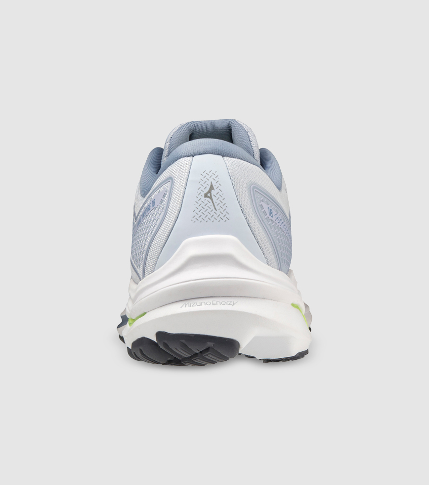 MIZUNO WAVE INSPIRE 18 WOMENS HEATHER WHITE TROPOSHERE The Athlete s Foot