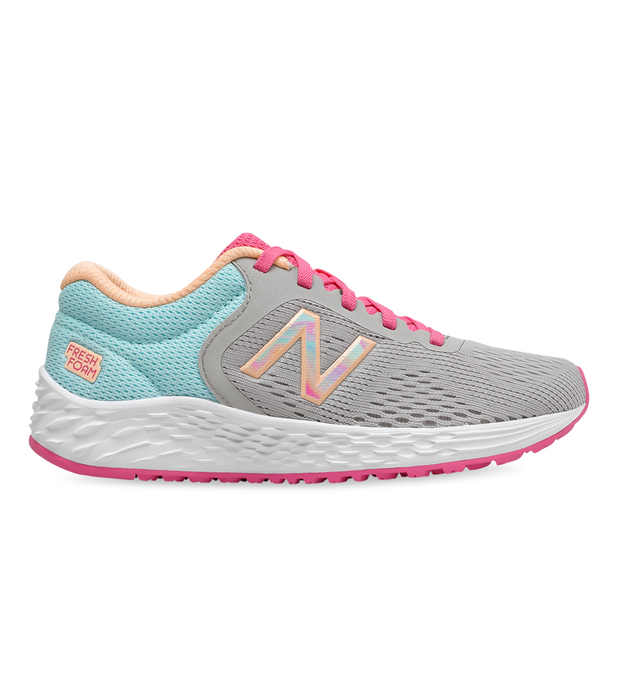 NEW BALANCE FRESH FOAM ARISHI PS KIDS GREY BLUE The Athlete s Foot