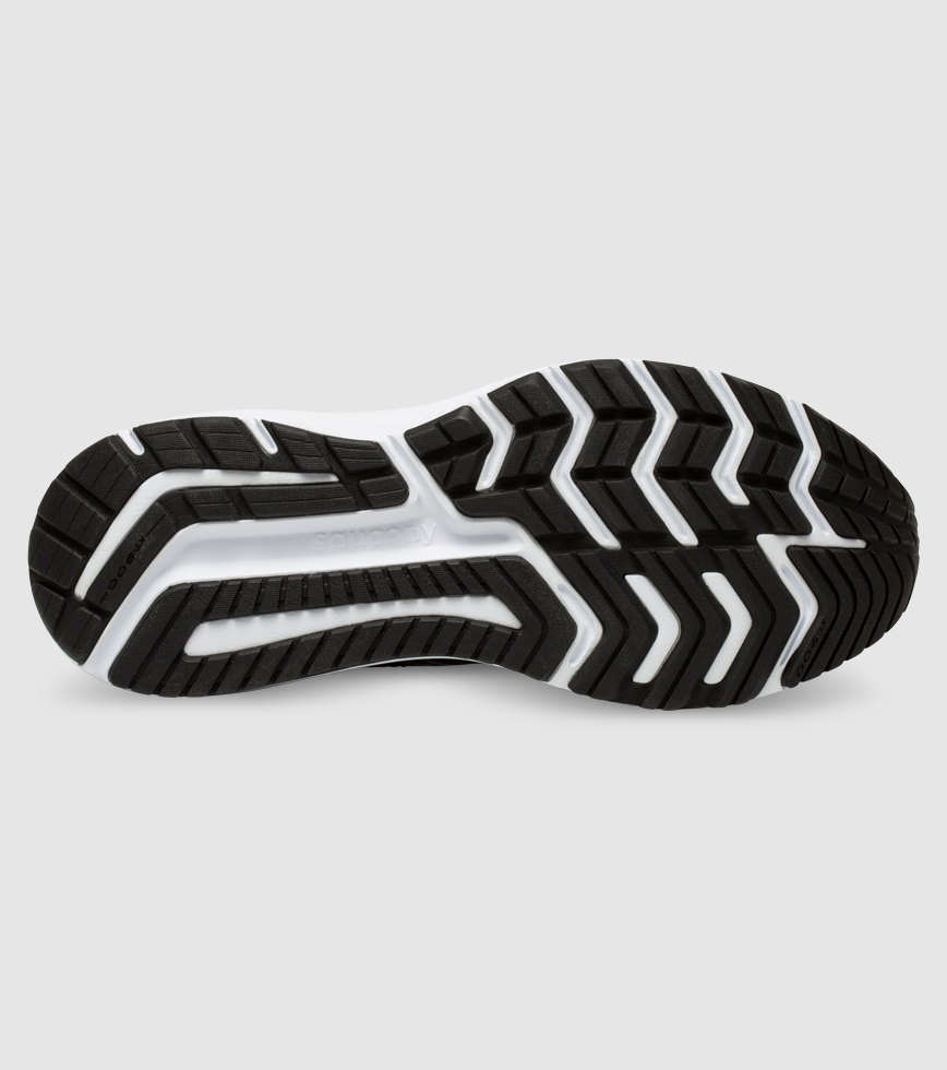 SAUCONY OMNI 20 2E MENS BLACK WHITE The Athlete s Foot