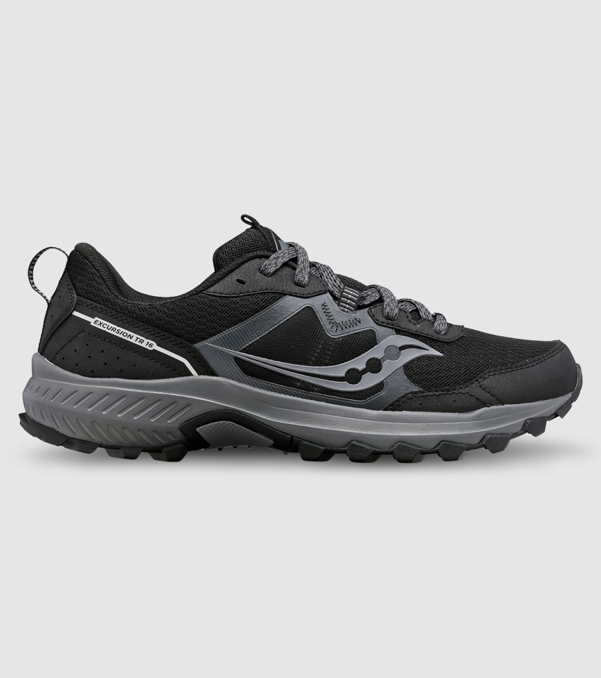 SAUCONY EXCURSION TR16 2E MENS BLACK CHARCOAL The Athlete s Foot